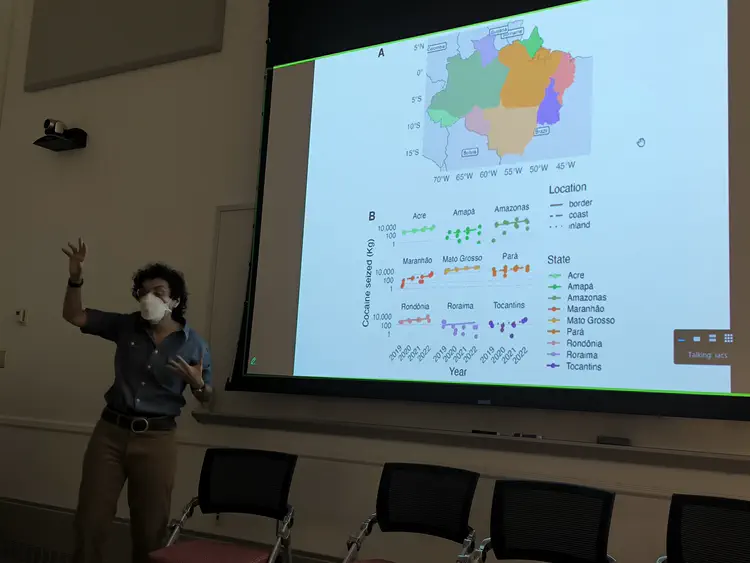 Dr. Dávalos showed how criminal control shapes options for Amazon forests.